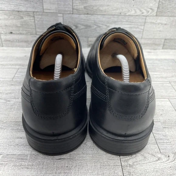 Ecco Cairo Black Oxford Apron Toe Lace Up Dress Shoes Men Size 12 - Picture 4 of 10